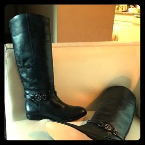 Coach leather boot